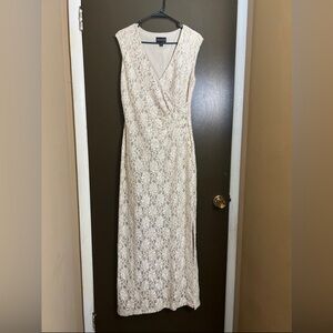 Beige Formal Dress